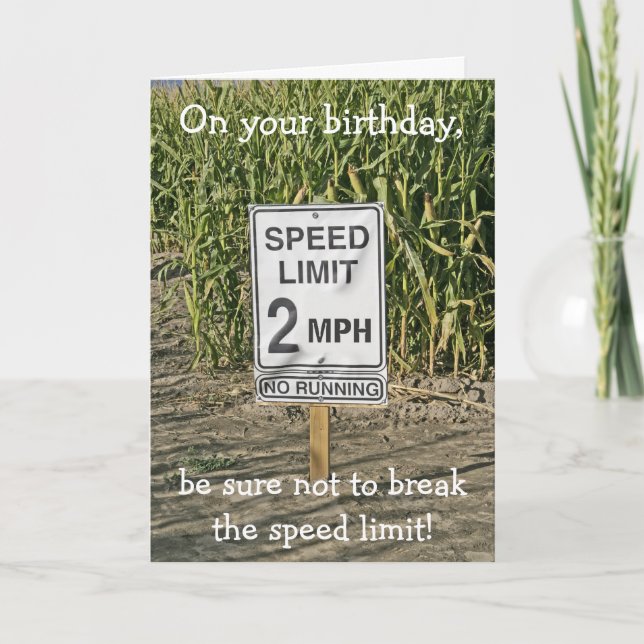 Happy Birthday Card Get in Gear Karte (Vorderseite)