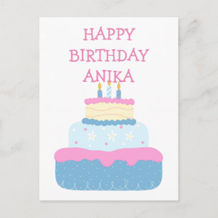 HAPPY BIRTHDAY CARD, INSTANT DOWNLOAD POSTKARTE