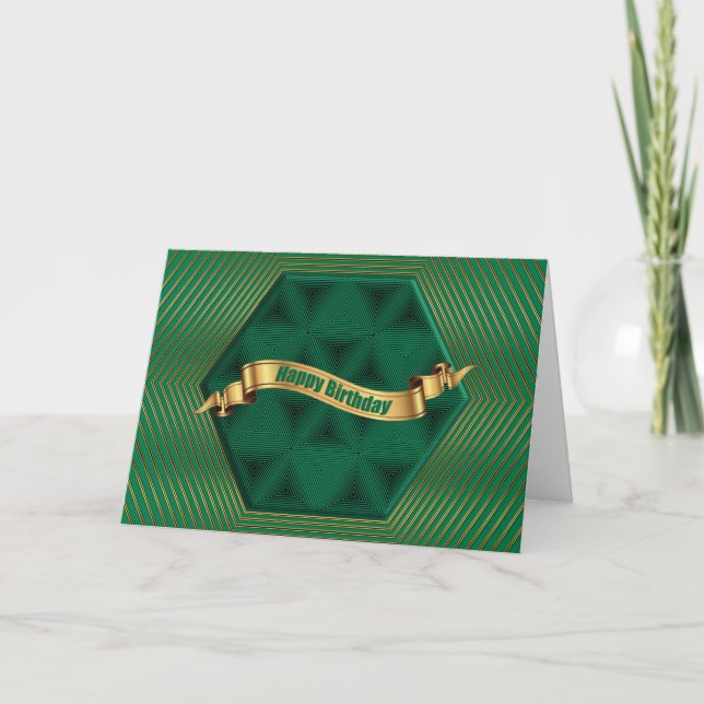 Happy Birthday Card Karte (Vorderseite)