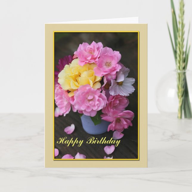 Happy Birthday Card Karte (Vorderseite)