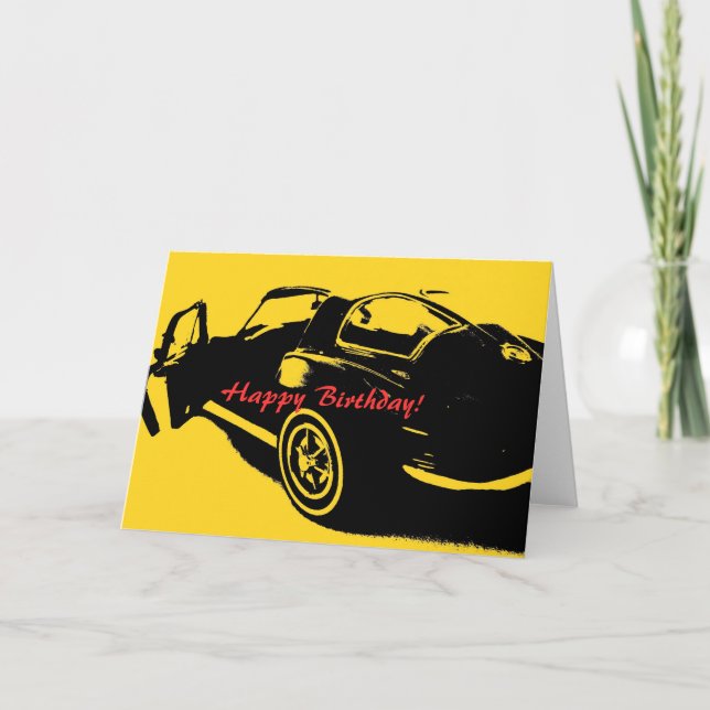 Happy Birthday Card Karte (Vorderseite)