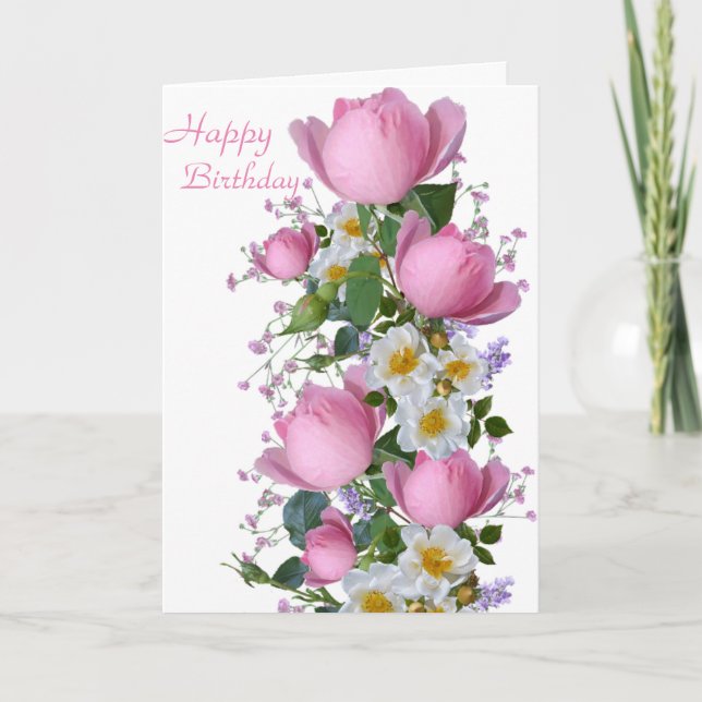 Happy Birthday Card Karte (Vorderseite)