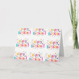 Happy Birthday Card Karte