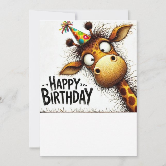 Happy Birthday Card Karte (Vorderseite)