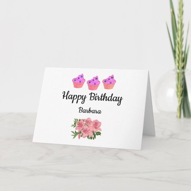 Happy Birthday Card Karte (Vorderseite)