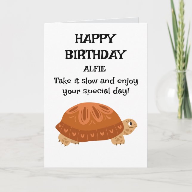 HAPPY BIRTHDAY CARD KARTE (Vorderseite)