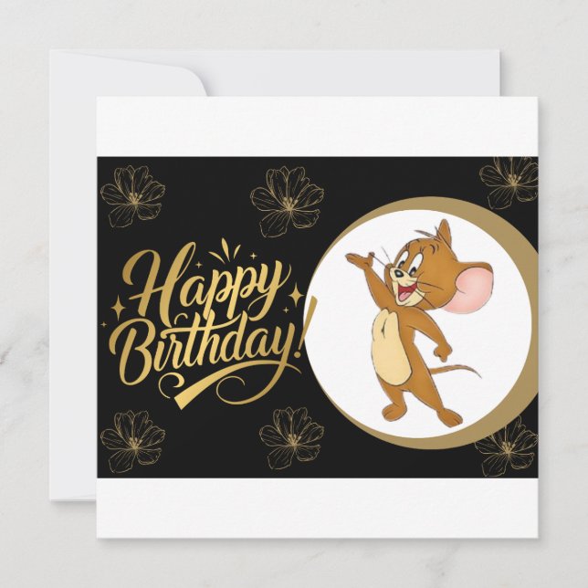 Happy Birthday Card Karte (Vorderseite)
