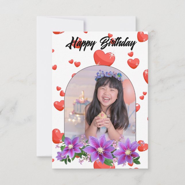 Happy Birthday Card Karte (Vorderseite)