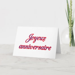 Happy Birthday Card Karte