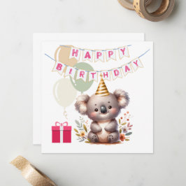 Happy Birthday Card Mitteilungskarte