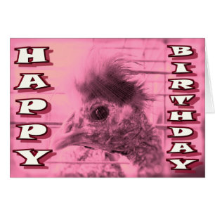 HAPPY BIRTHDAY Card, per Bob Hall
