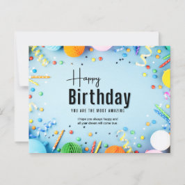 Happy Birthday Card Postkarte
