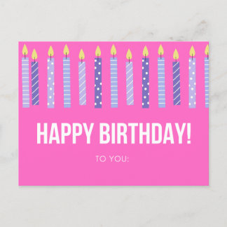 Happy Birthday Card Postkarte