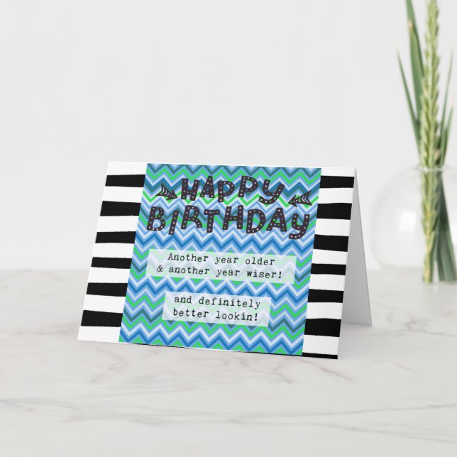 Happy Birthday Card, Spaß Funny Karte (Vorderseite)