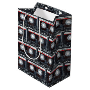 Happy Birthday Cassette Tape Mittlere Geschenktüte