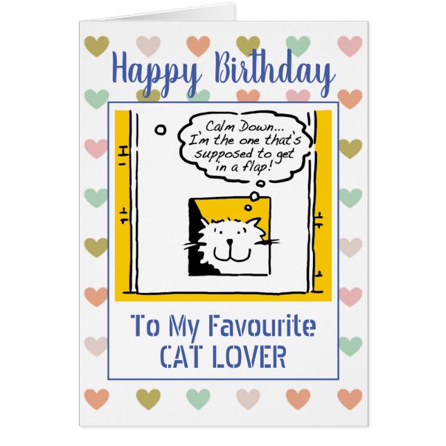 Happy Birthday Cat Lover (Vorne)
