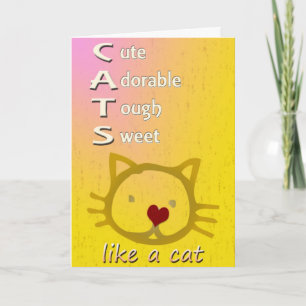 Happy Birthday Cats Karte