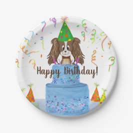 Happy Birthday Cavalier King Charles Spaniel Cake Pappteller