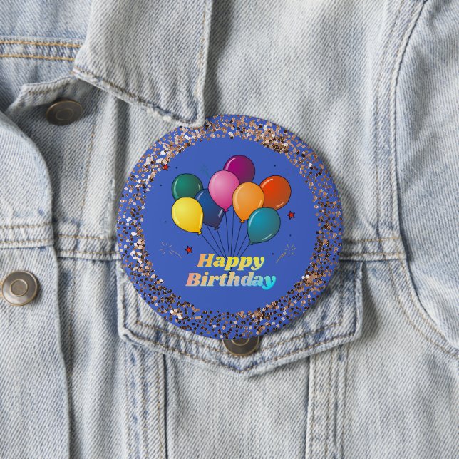 Happy Birthday Celebration Button (Beispiel)