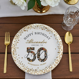  Happy Birthday Cheers To 50 Years Photo Collage Pappteller