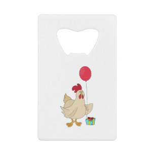 Happy Birthday Chicken Geldbeutel Flaschenöffner