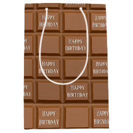 Happy Birthday Chocolate Candy Bar Mittlere Geschenktüte