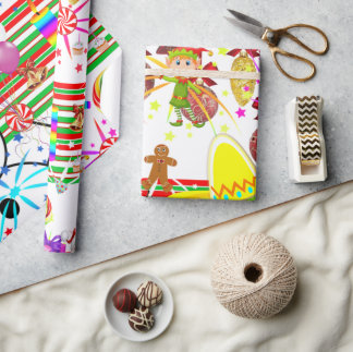 Happy Birthday Christmas Wrapping Paper Geschenkpapier