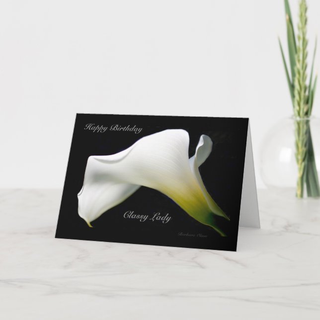 Happy Birthday Classy Lady* Karte (Vorderseite)