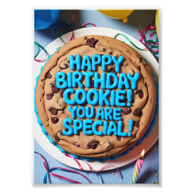 Happy Birthday Cookie Fotodruck (Vorne)