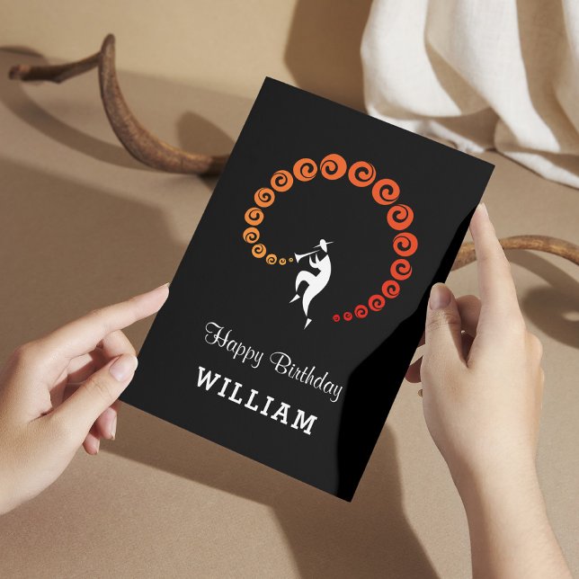 Happy Birthday Cool Jazz Music Musician Card (Von Creator hochgeladen)