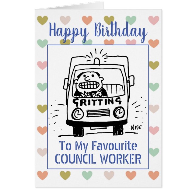 Happy Birthday Council Worker (Vorne)