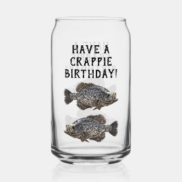 Happy Birthday Crappie Fishing Angler Custom Dosenglas