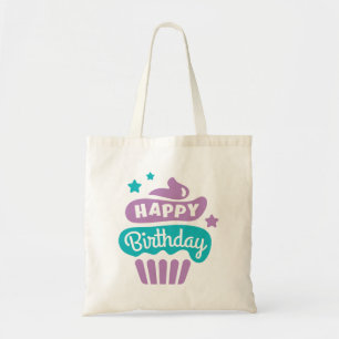 Happy Birthday Cupcake Tragetasche