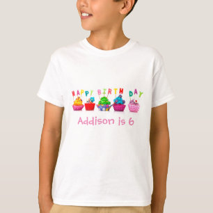 Happy Birthday Cupcakes - Kinder T-Shirt
