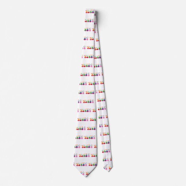 Happy Birthday Cupcakes - Neck Tie Krawatte (Vorderseite)