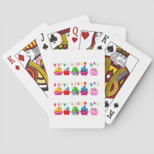 Happy Birthday Cupcakes - Spielkarten