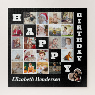 Happy Birthday Custom 21 Foto Collage Geschenk