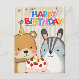 Happy Birthday Custom Card Postkarte