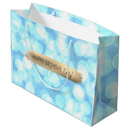Happy Birthday Custom Text Trend Personalisiert Große Geschenktüte