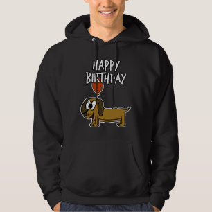 Happy Birthday Dackel Sausage Hund Hoodie