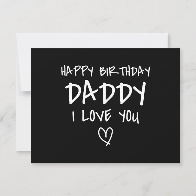 Happy Birthday Daddy I Love You Father Birthday (Vorderseite)