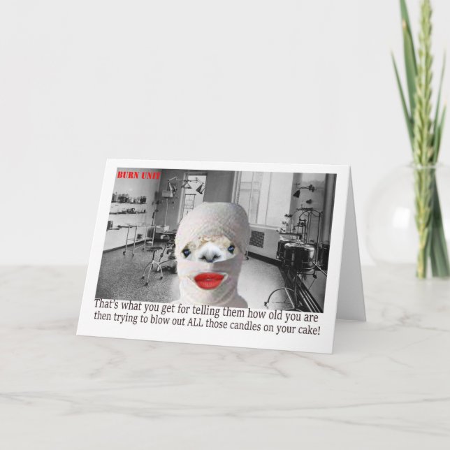 Happy Birthday Dankeskarte (Vorderseite)