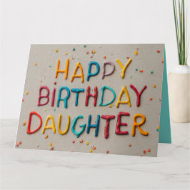 Happy Birthday Daughter Grußkarte Karte