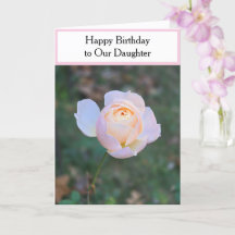 Happy Birthday Daughter Pastel Pink Roses