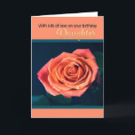 Happy Birthday Daughter Peach Farbige Rose Feiertagskarte<br><div class="desc">Diese pfirsichfarbene Rose ist so detailliert,  dass man fast riechen kann,  es ist süßer Duft. Ein schöner Weg,  um Ihrer Tochter Happy Birthday zu sagen.</div>