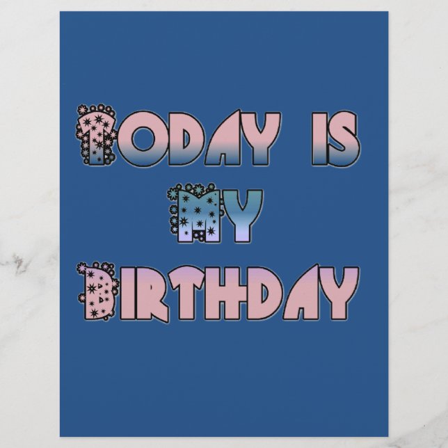 Happy Birthday Design (Vorderseite)