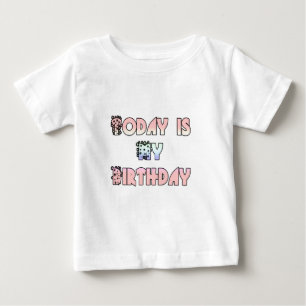 Happy Birthday Design Baby T-shirt