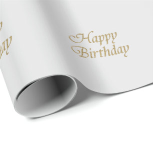 Happy Birthday Design Geschenkpapier