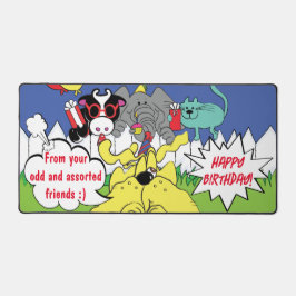 Happy Birthday Desk Mat Schreibtischunterlage