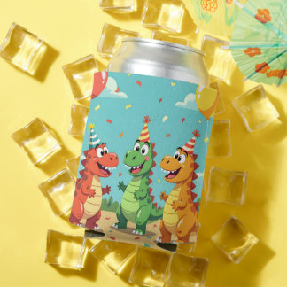 Happy birthday dinosaurs theme dosenkühler